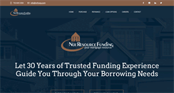 Desktop Screenshot of nueresourcefunding.com