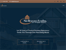 Tablet Screenshot of nueresourcefunding.com